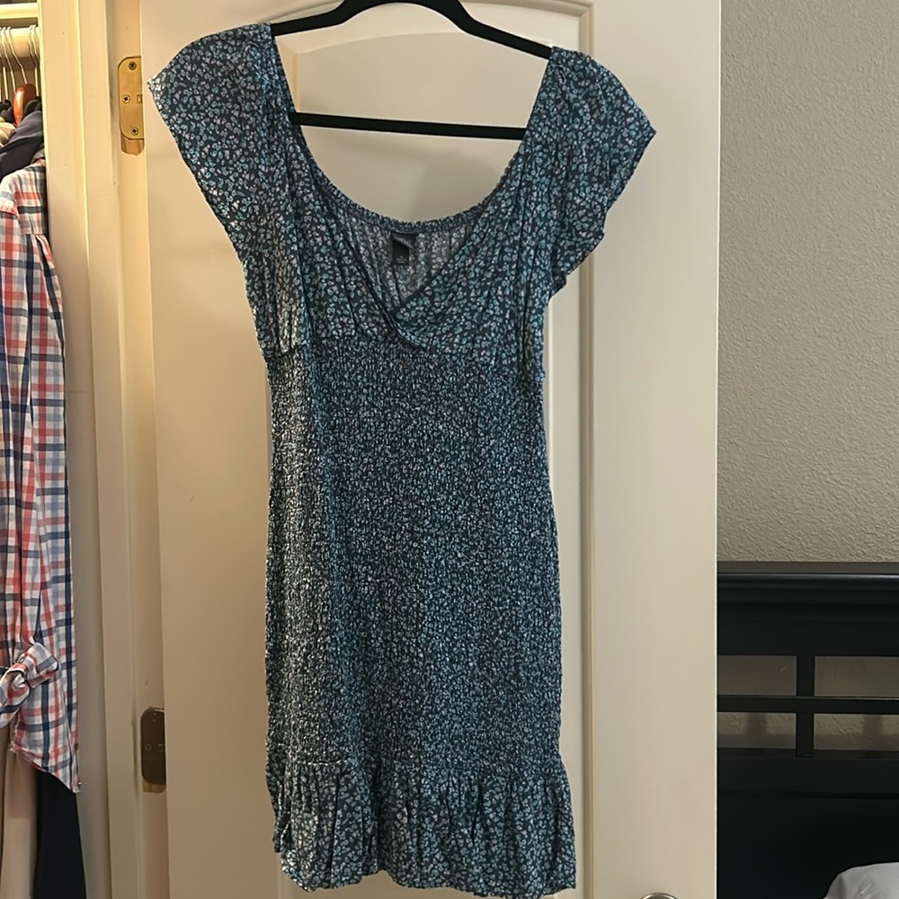 Mini sundress flower pattern